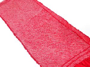 正絹　振袖用　絞り　帯揚げ